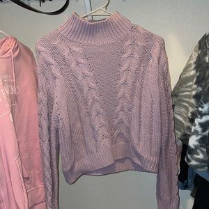 Lilac knit sweater